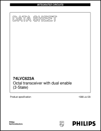 datasheet for 74LVC623ADB by Philips Semiconductors