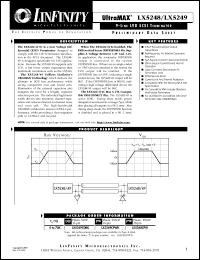 datasheet for LX5249CDB by Microsemi Corporation