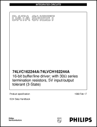 datasheet for 74LVC162244ADGG by Philips Semiconductors