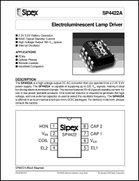 datasheet for SP4422ACN by Sipex Corporation