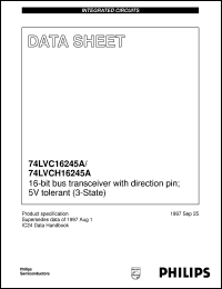 datasheet for 74LVC16245ADGG by Philips Semiconductors