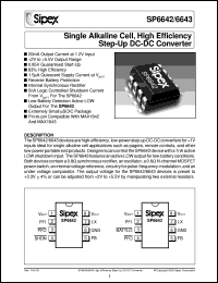 datasheet for SP6242EU by Sipex Corporation