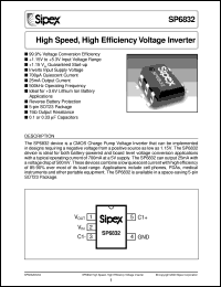 datasheet for SP6832EK/TR by Sipex Corporation