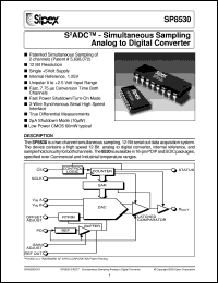 datasheet for SP8530JS by Sipex Corporation