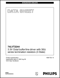 datasheet for 74LVT2244D by Philips Semiconductors