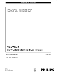 datasheet for 74LVT244BD by Philips Semiconductors