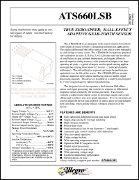 datasheet for ATS660LSB by Allegro MicroSystems, Inc.