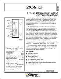 datasheet for UDN2936W-120 by Allegro MicroSystems, Inc.