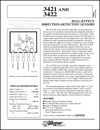 datasheet for A3421EKA by Allegro MicroSystems, Inc.