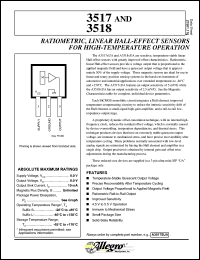 datasheet for A3518SUA-TL by Allegro MicroSystems, Inc.