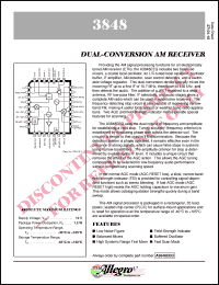 datasheet for A3848EEQ by Allegro MicroSystems, Inc.