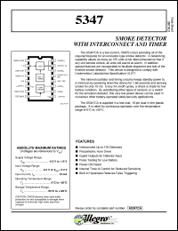 datasheet for A5347CA by Allegro MicroSystems, Inc.