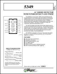 datasheet for A5349CA by Allegro MicroSystems, Inc.