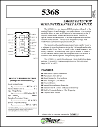 datasheet for A5368CA by Allegro MicroSystems, Inc.