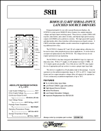 datasheet for UCN5811A by Allegro MicroSystems, Inc.
