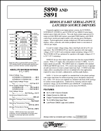 datasheet for UCN5891LW by Allegro MicroSystems, Inc.