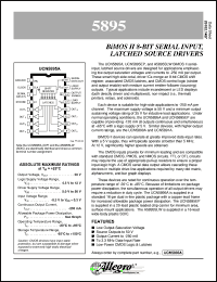 datasheet for UCN5895EP by Allegro MicroSystems, Inc.