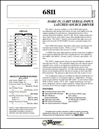 datasheet for A6811EEP by Allegro MicroSystems, Inc.