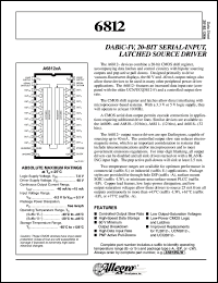 datasheet for A6812EA by Allegro MicroSystems, Inc.