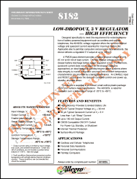 datasheet for A8182SL by Allegro MicroSystems, Inc.