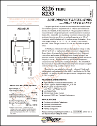 datasheet for A8229SLM by Allegro MicroSystems, Inc.