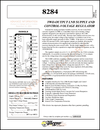 datasheet for A8284SB by Allegro MicroSystems, Inc.