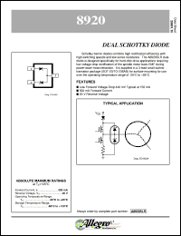 datasheet for A8920SLR by Allegro MicroSystems, Inc.