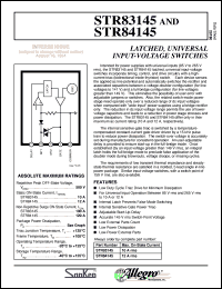 datasheet for STR83145 by Allegro MicroSystems, Inc.