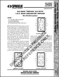 datasheet for ULS-20776H by Allegro MicroSystems, Inc.