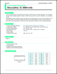 datasheet for MM1448 by 