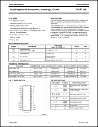 datasheet for 74ABT2953DB by Philips Semiconductors