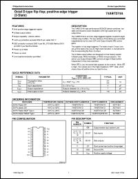 datasheet for 74ABT374ADB by Philips Semiconductors