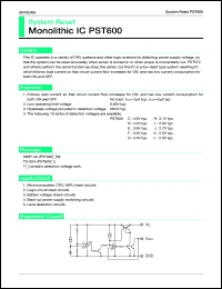 datasheet for PST600K by 