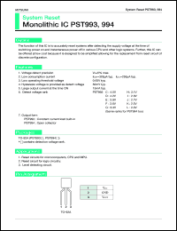 datasheet for PST994C by 