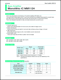 datasheet for MM1124AD by 