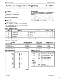 datasheet for 74ABT652AD by Philips Semiconductors