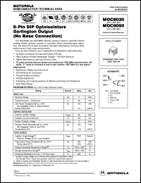 datasheet for MOC8030 by Motorola
