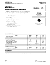 datasheet for MMBR911LT1 by Motorola