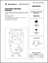 datasheet for UAA1041BD by Motorola