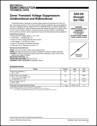 datasheet for SA75A by Motorola