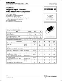 datasheet for MHW6185-6A by Motorola