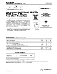 datasheet for MGSF3455VT3 by Motorola