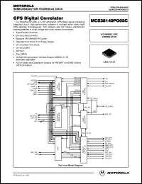 datasheet for MCS3814OPG05C by Motorola