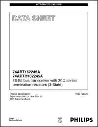 datasheet for 74ABTH162245ADGG by Philips Semiconductors