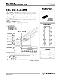 datasheet for MCM6709AJ12R2 by Motorola