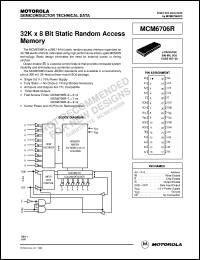 datasheet for MCM6706RJ6R2 by Motorola