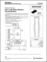 datasheet for MCM6706BRJ8 by Motorola