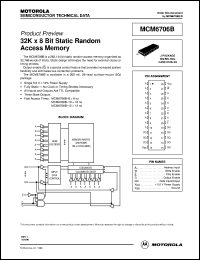 datasheet for MCM6706BJ12R by Motorola