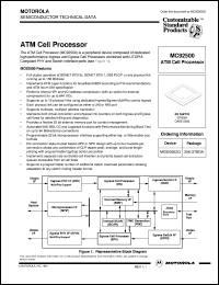 datasheet for MC92500ZQ by Motorola