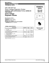 datasheet for 1SMB5924BT3 by Motorola